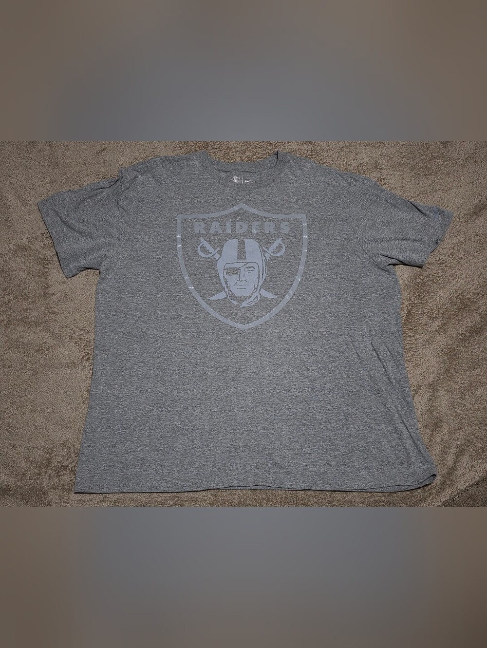 GUC Mens Nike Raiders Shirt Size XXL Grey